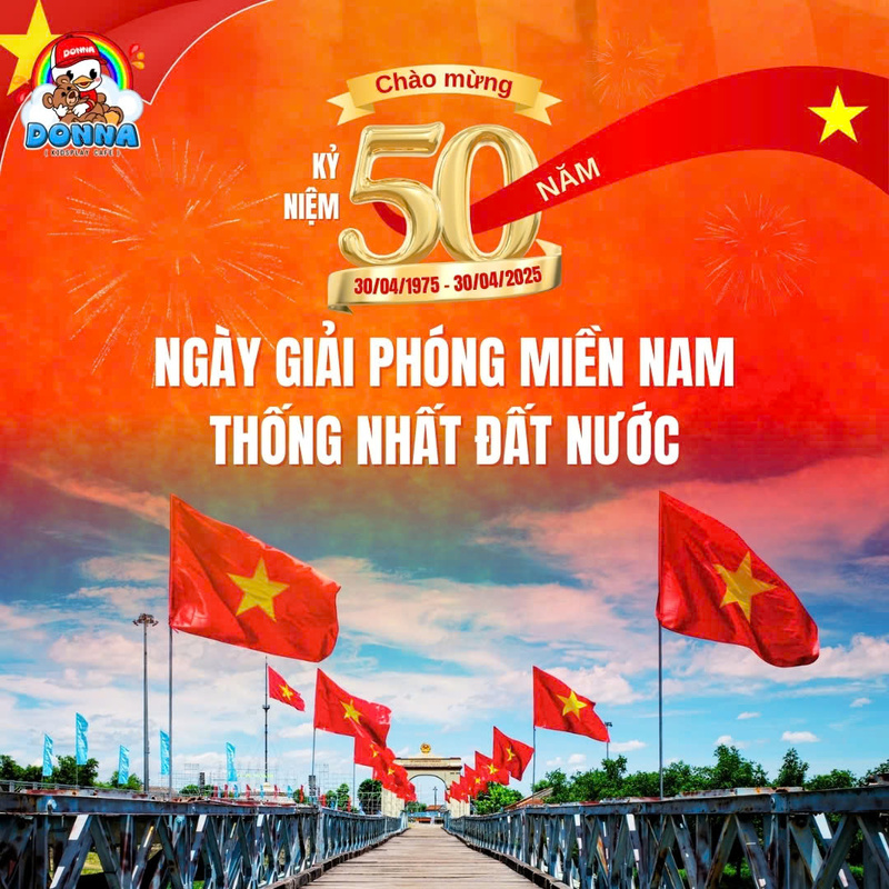 Chào mừng ngày Giải phóng Miền Nam 30/04 (Nguồn: DONNA)
