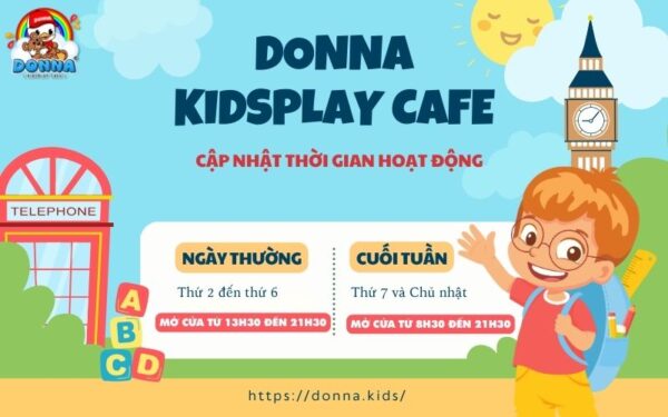 Cập nhật thời gian hoạt động mới tại DONNA