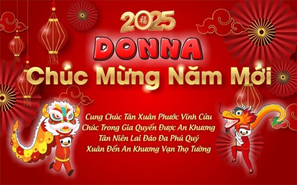 Chúc mừng năm mới 2025 (Nguồn: DONNA)