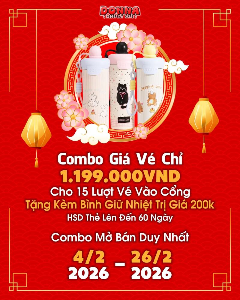 Combo vui xuân: Vui thả ga (Nguồn: DONNA)