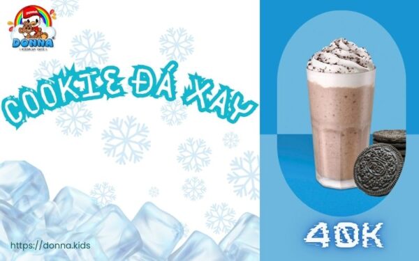 Mùa hè tuyệt vời hơn với cookie đá xay nhà DONNA