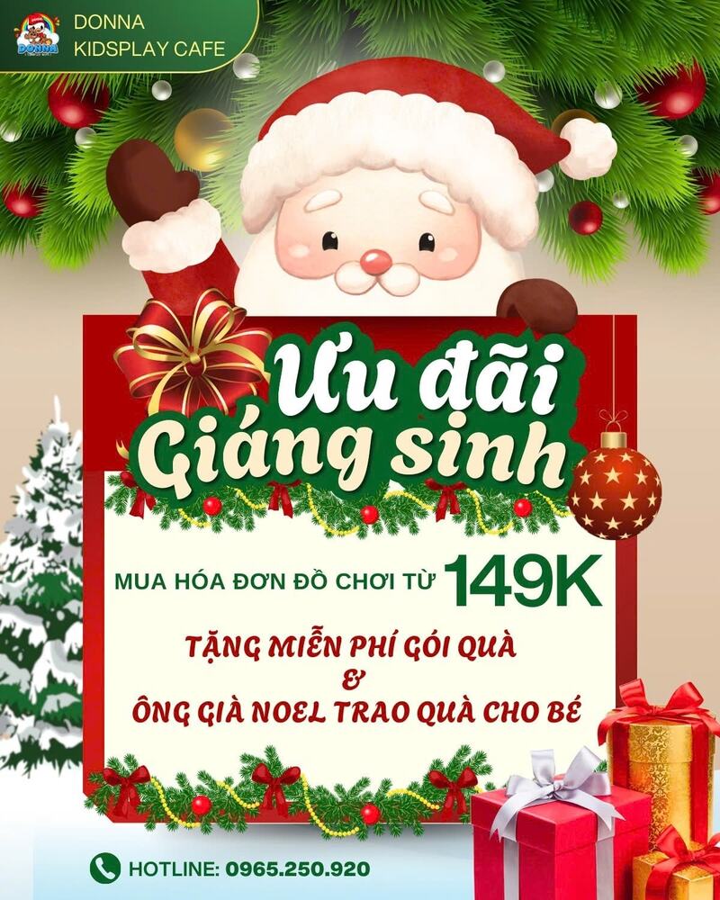 Giáng sinh cùng Ông Già Noel tại DONNA (Nguồn: DONNA)