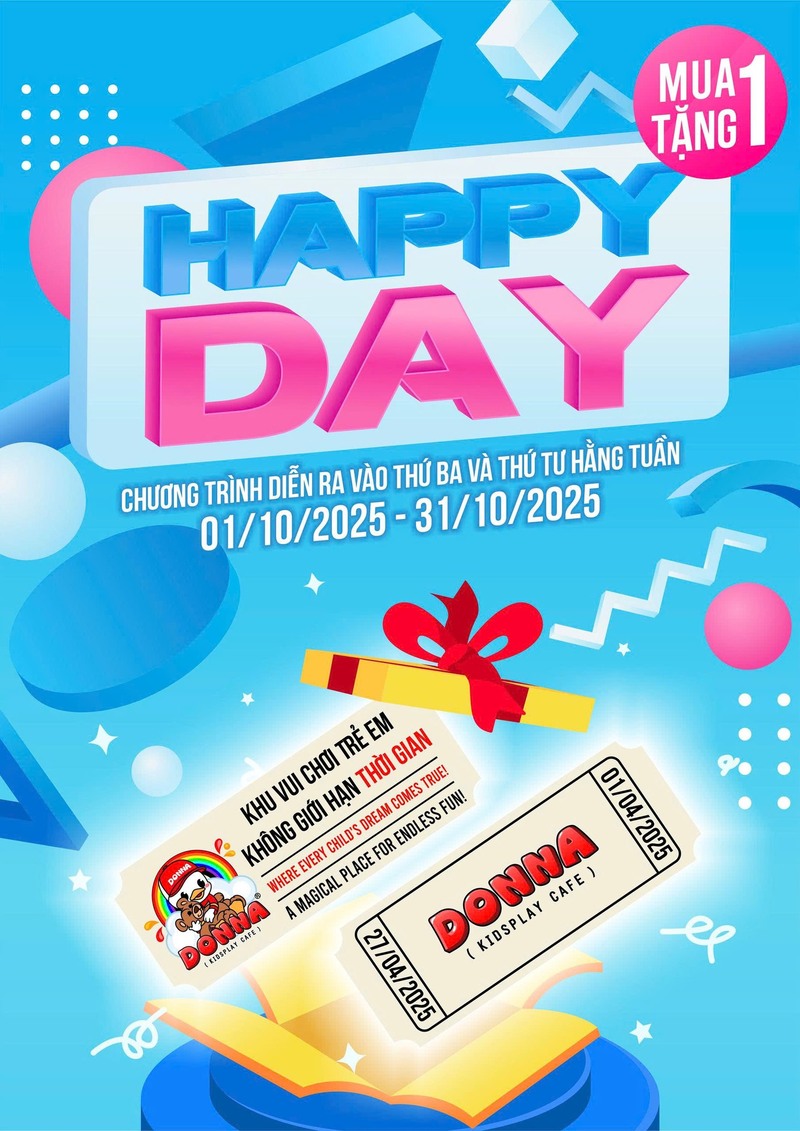 Happy day tháng 10: Bùng nổ ưu đãi (Nguồn: DONNA)