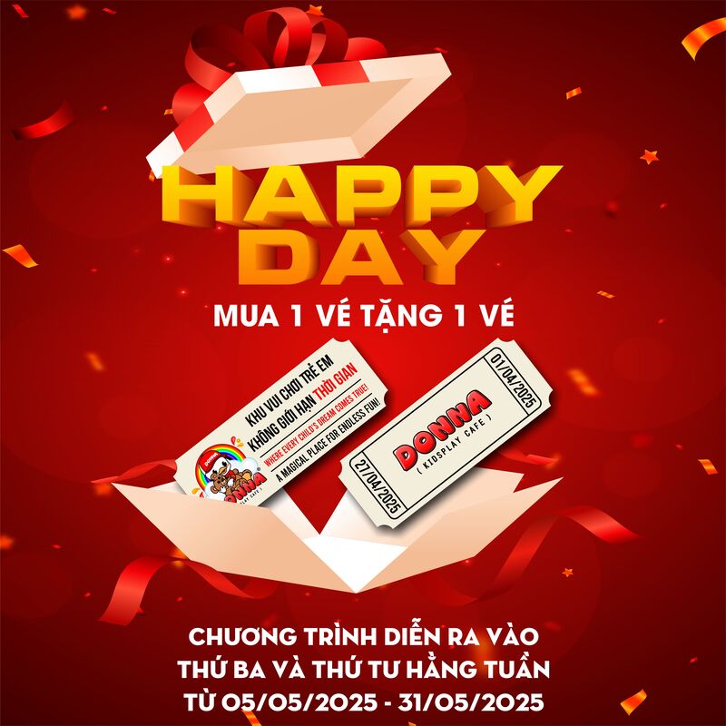 Happy day tháng 5: Nhân đôi niềm vui (Nguồn: DONNA)