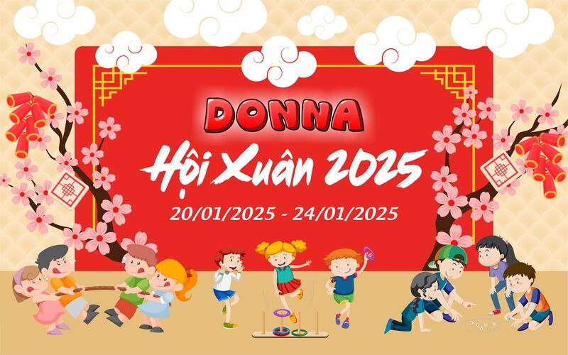 Rộn ràng hội xuân DONNA (Nguồn: DONNA)