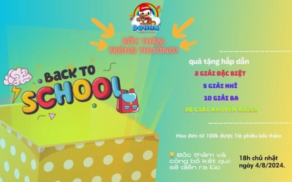 Làm sao để tham gia chương trình Back To School tại Donna?