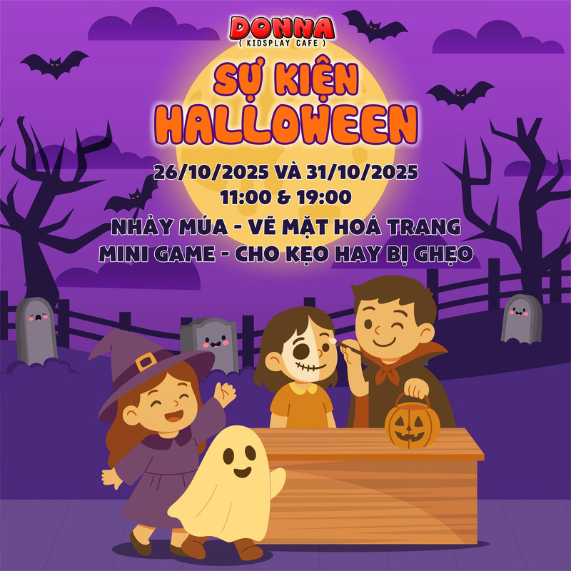 Lễ hội Halloween: Đại tiệc ma quái (Nguồn: DONNA)