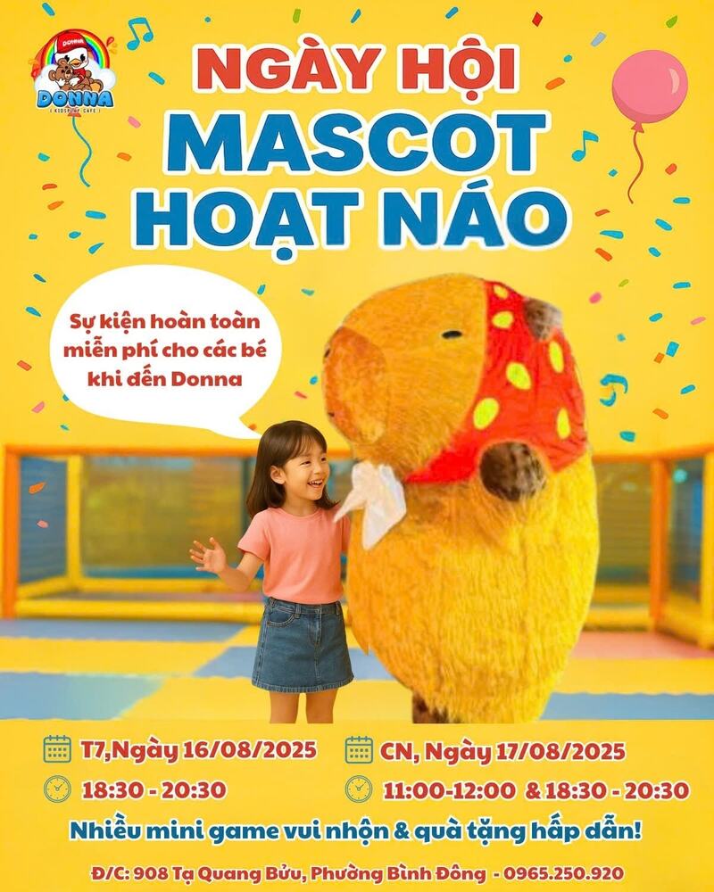 Mascot hoạt náo đáng yêu đổ bộ DONNA (Nguồn: DONNA)