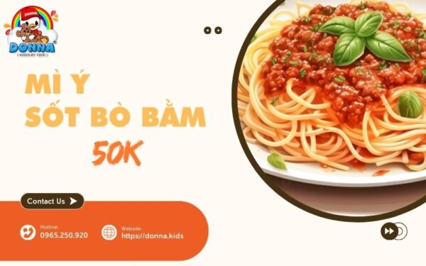 Bạn đã thử món mì ý sốt bò bằm tại DONNA chưa?