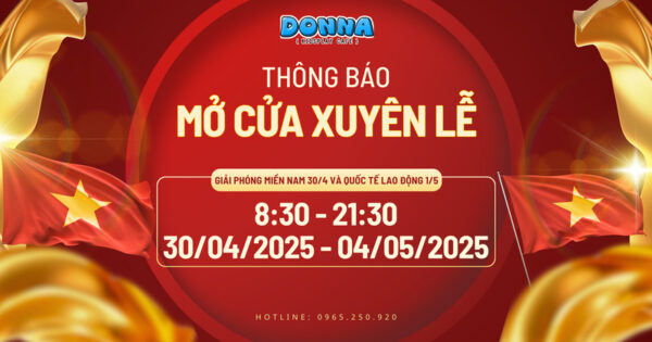 Mở cửa xuyên lễ 30/4 và 1/5 với lịch hoạt động lễ đa dạng (Nguồn: DONNA)