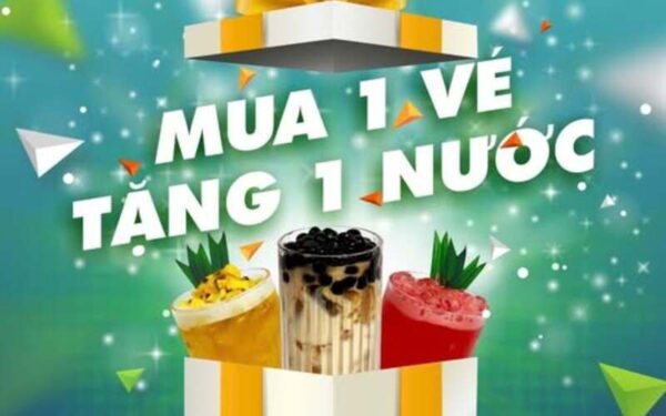 Mua vé tặng nước: Ưu đãi bùng nổ tháng 7 (Nguồn: DONNA)