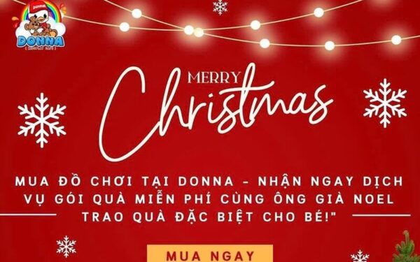 Giáng sinh ấm áp – Gặp gỡ ông già Noel, nhận quà siêu hấp dẫn tại DONNA!
