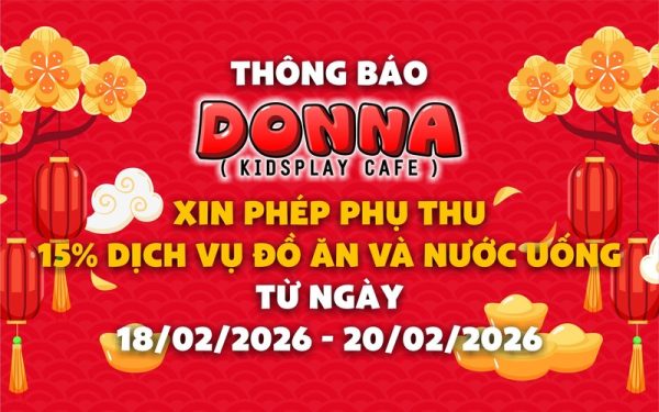 Phụ thu tết 2026 tại DONNA (Nguồn: DONNA)