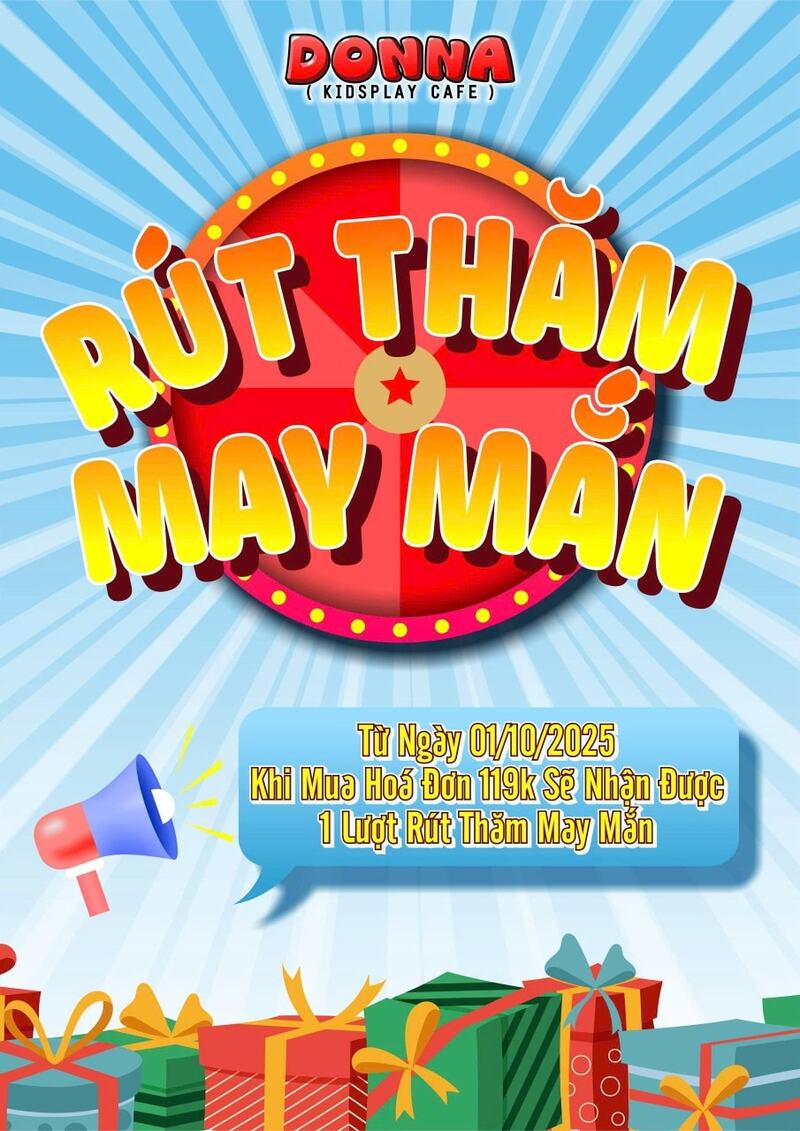 Rút thăm may mắn tháng 10 bùng nổ (Nguồn: DONNA)