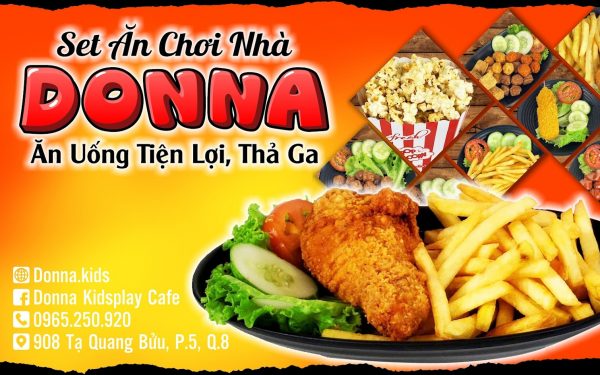 Ăn uống thoả thích cùng Set ăn chơi nhà DONNA