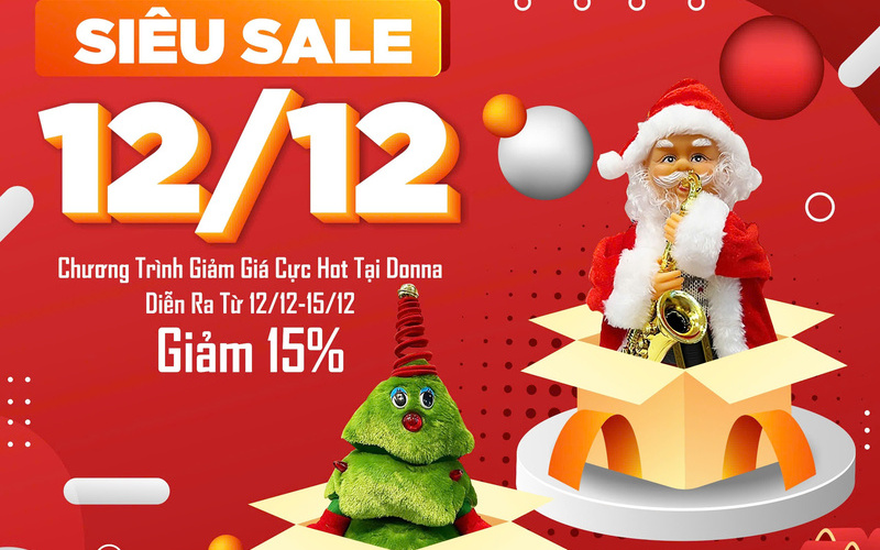 Siêu sale tại DONNA: Giảm 15% (Nguồn: DONNA)
