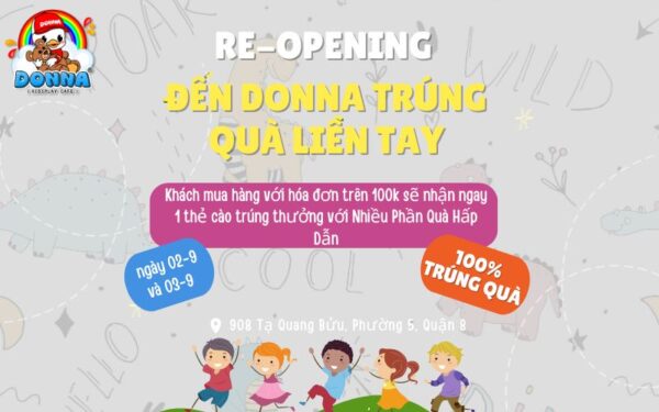 Đến Donna ngay Trúng quà liền tay