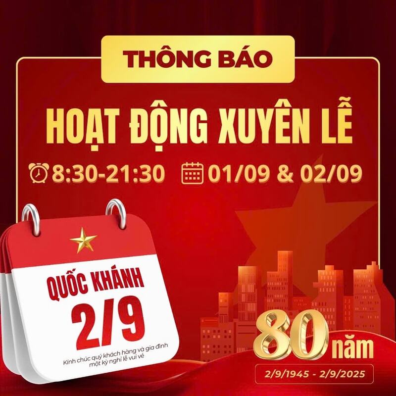Hoạt động lễ Quốc Khánh 2/9 (Nguồn: DONNA)