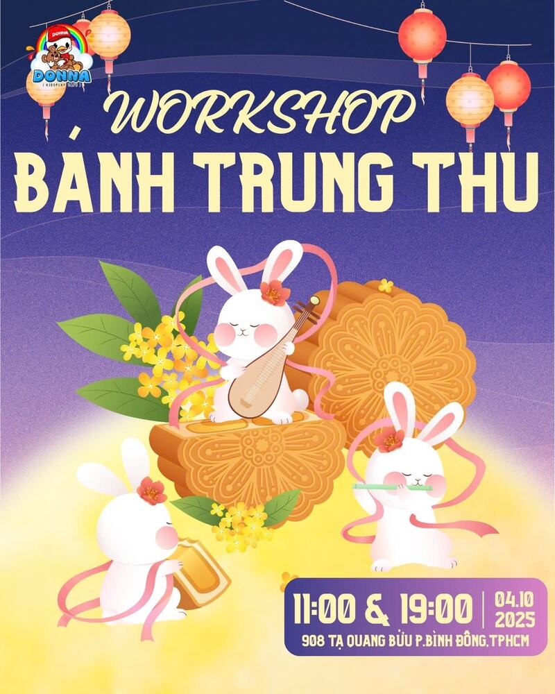 Workshop Làm Bánh trung thu: Tết đoàn viên ý nghĩa (Nguồn: DONNA)