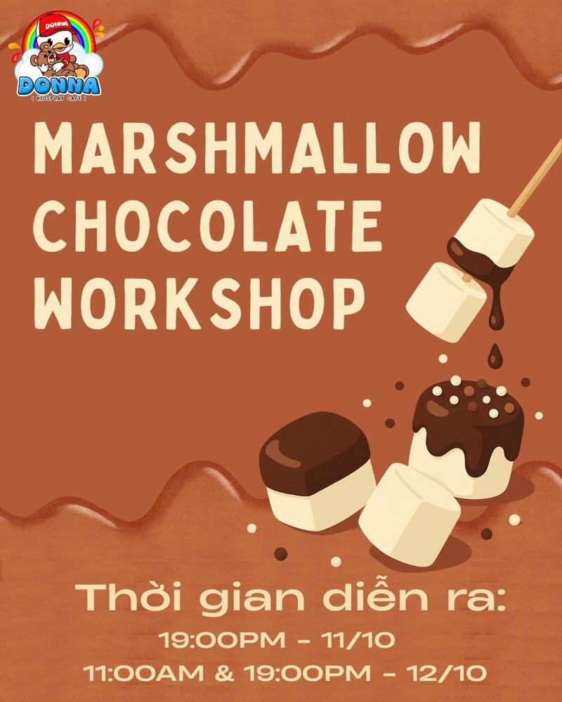 Workshop Marshmallow Chocolate: Ngọt ngào tan chảy