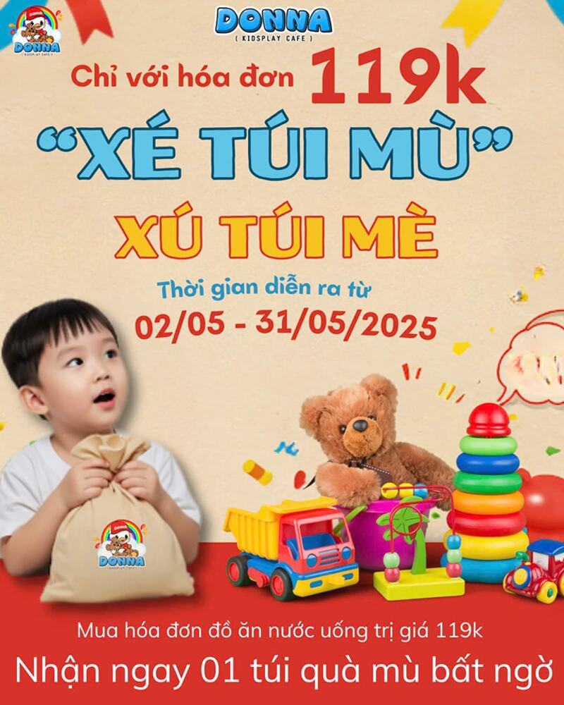 Xé túi mù tại DONNA: Rinh quà bất ngờ về nhà (Nguồn: DONNA)